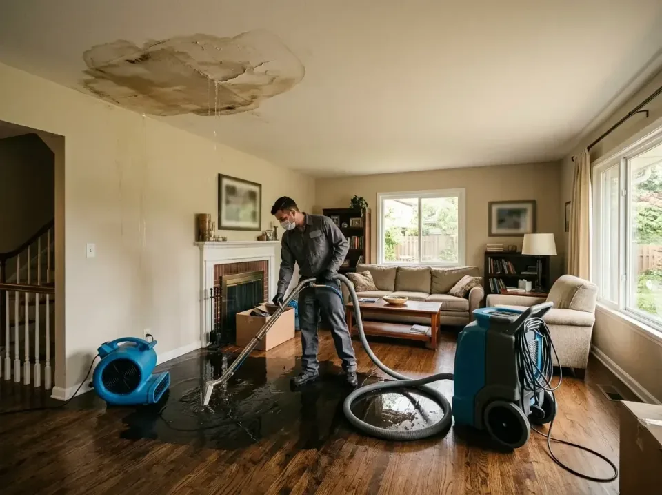 attic-pipe-burst-ceiling-drip-008 — frequently asked questions, Water Damage Restoration & Carpet Care in Dublin, VA